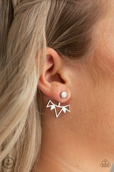 Like A Flash - Silver earrings