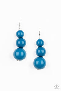 Material World - Blue earrings