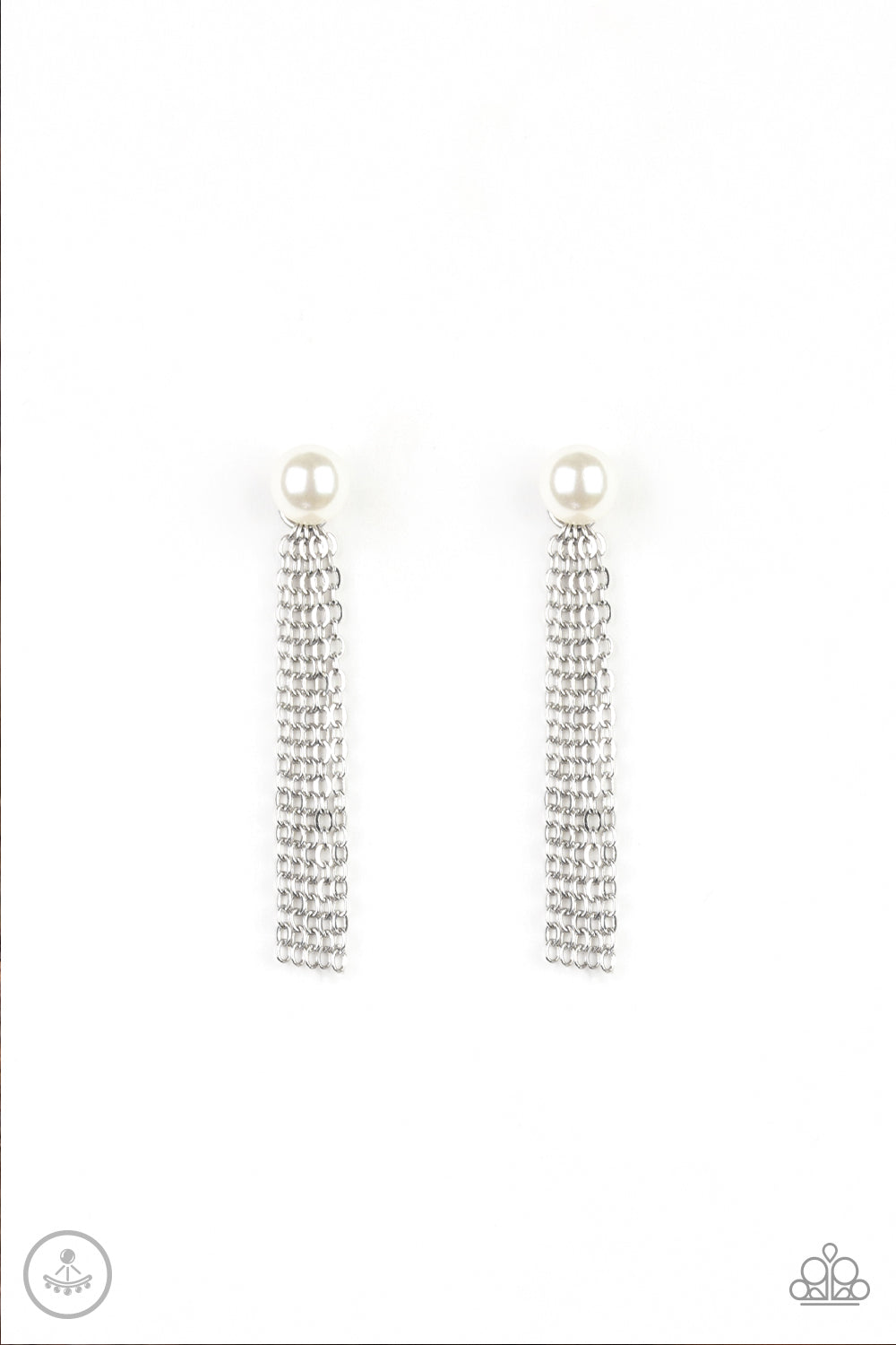 Rebel Refinement - White even earrings