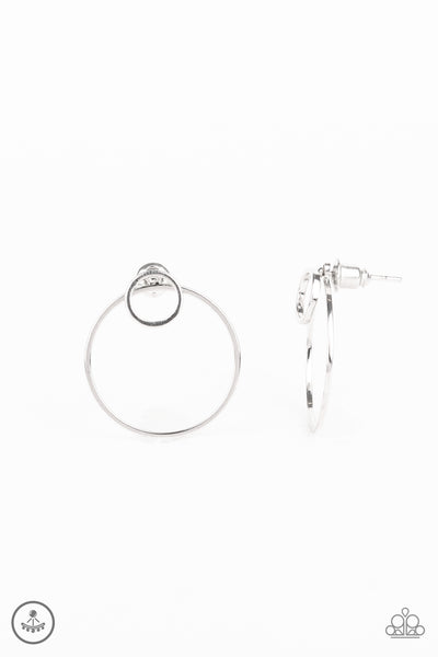 Spin Cycle - Silver Earrings