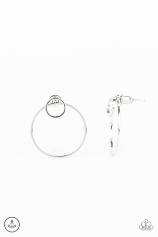 Spin Cycle - Silver Earrings