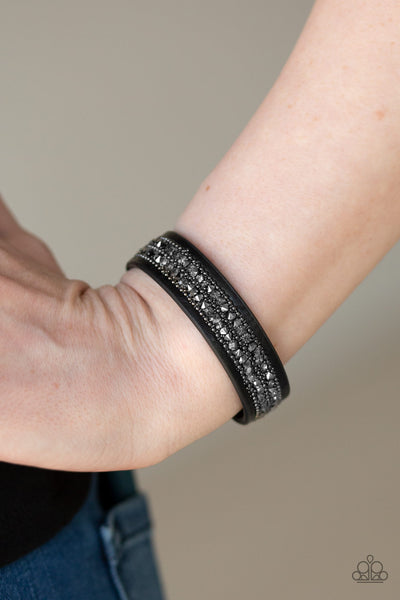 Crunch Time - Black Urban Bracelet