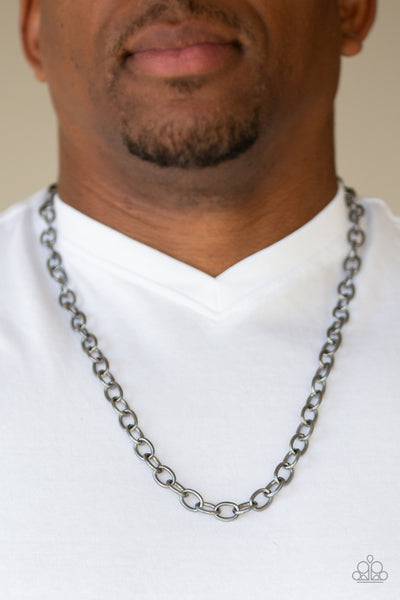 Courtside Seats - Black necklace urban mens collections