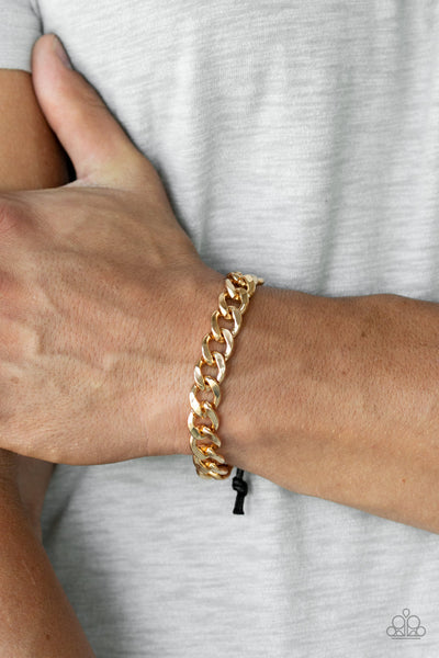 Renegade - Gold urban bracelet men collection