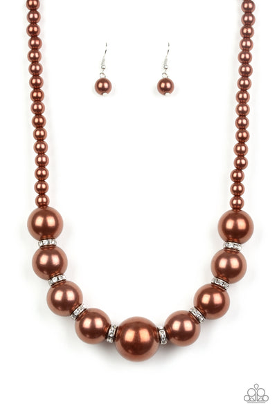 SoHo Socialite - Brown necklace