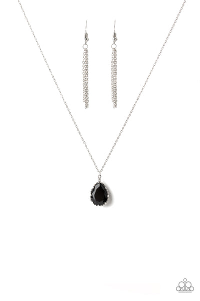 Metro Twinkle - Black necklace