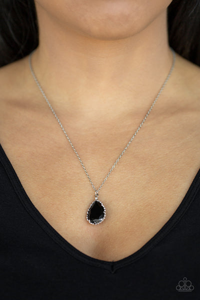 Metro Twinkle - Black necklace