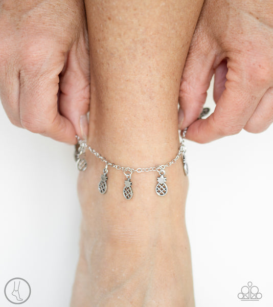 Sand and Sunshine - Silver anklet