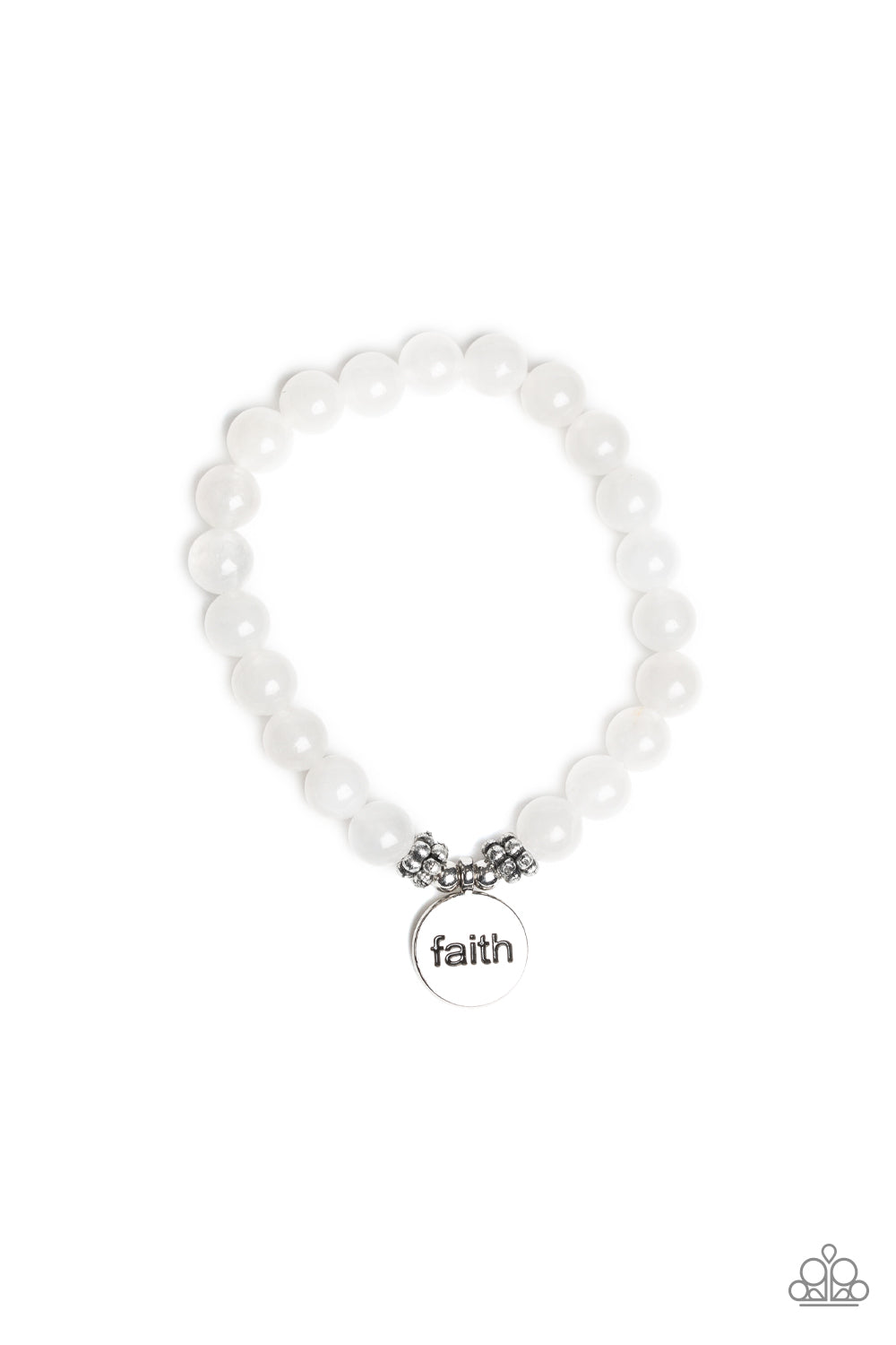 FAITH It, Till You Make It - White urban bracelet inspiration