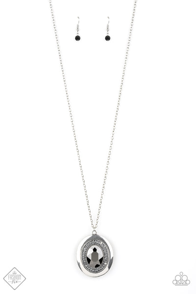 Castle Couture silver necklace