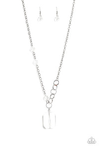 Never a Dull Moment - White necklace