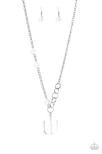 Never a Dull Moment - White necklace