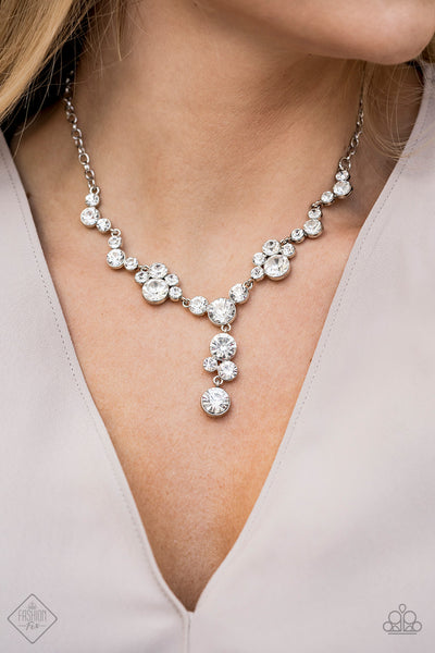 Inner Light - White necklace Fashion Fix