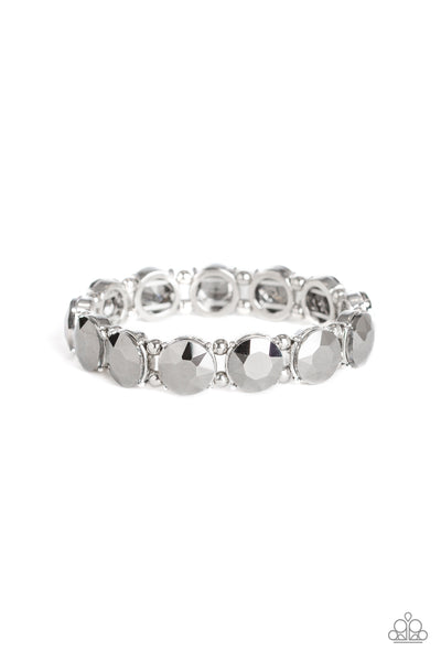 Glitzy Glamorous - Silver Bracelet