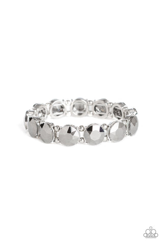 Glitzy Glamorous - Silver Bracelet