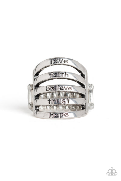 Never Lose Faith - Silver ring inspiration