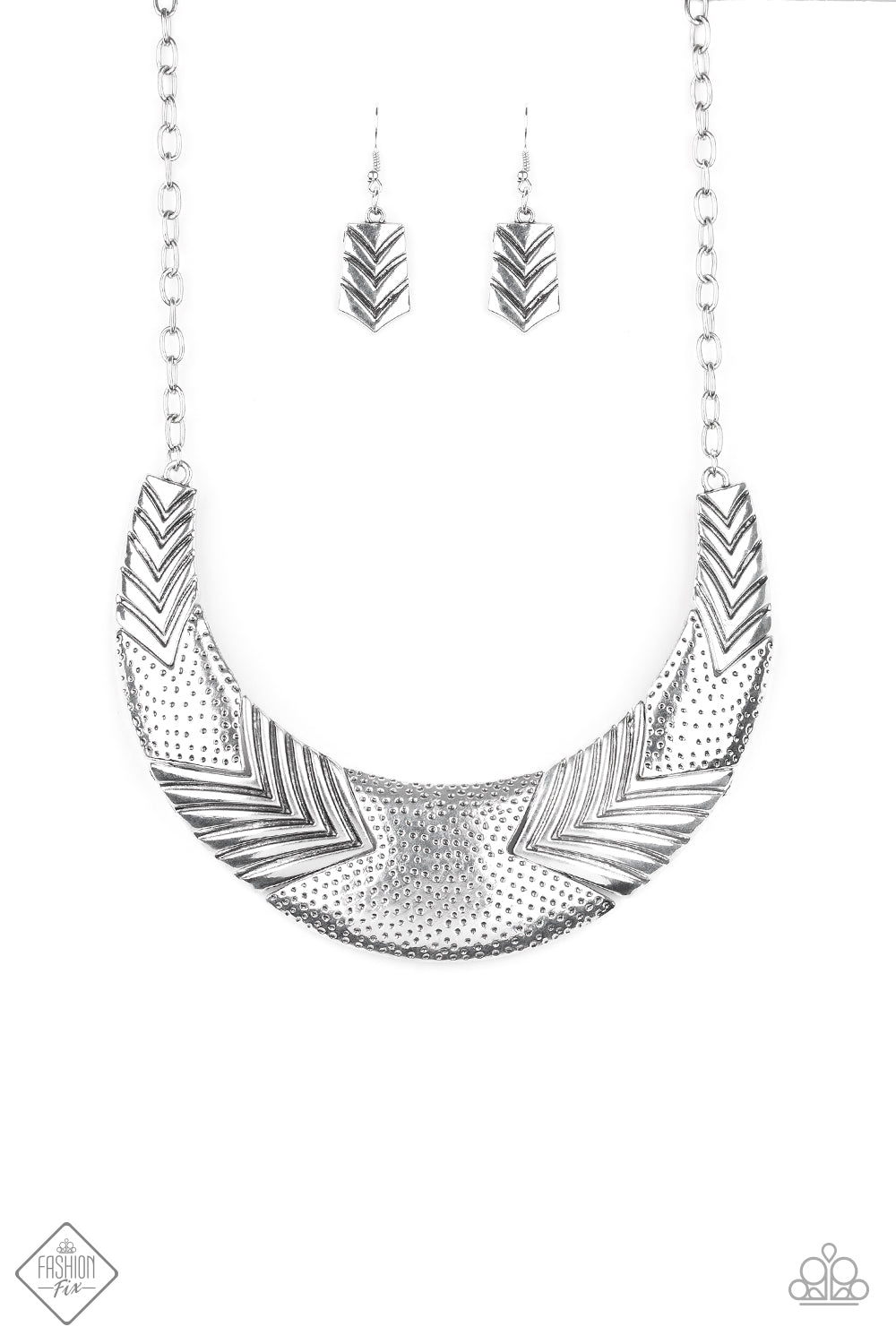 Geographic Goddess Silver Necklace Fashion Fix