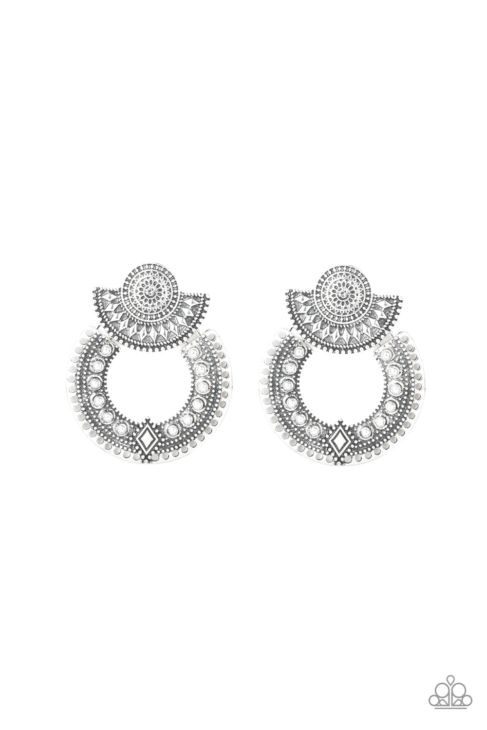 Texture Takeover - Silver Earring