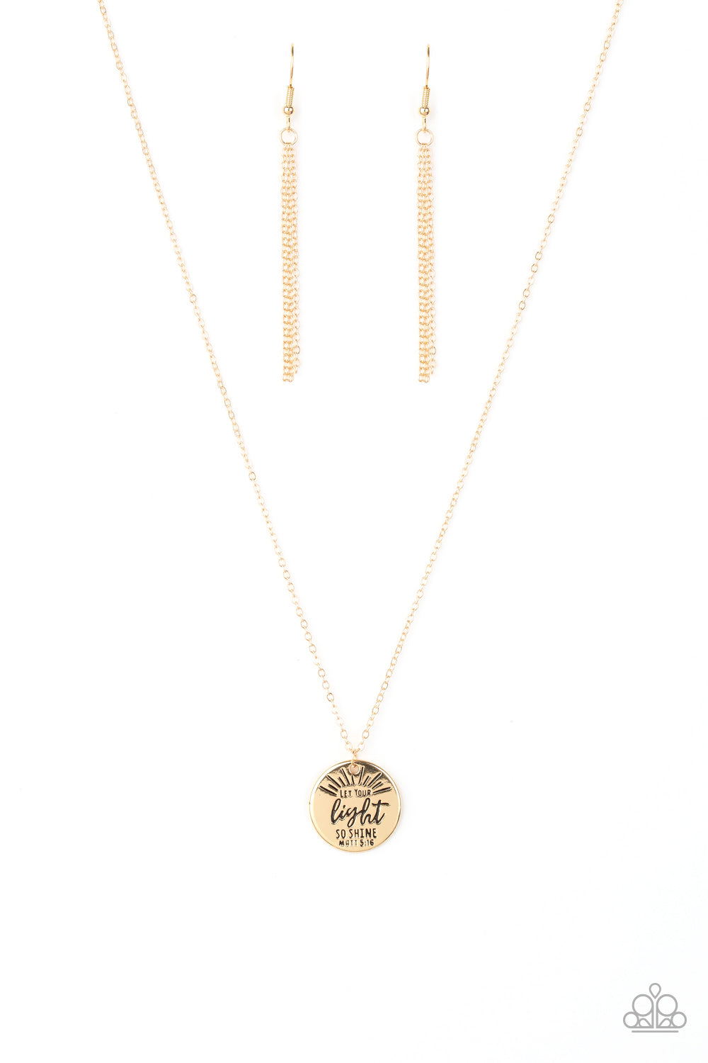 Let Your Light So Shine - Gold Necklace Inspiration