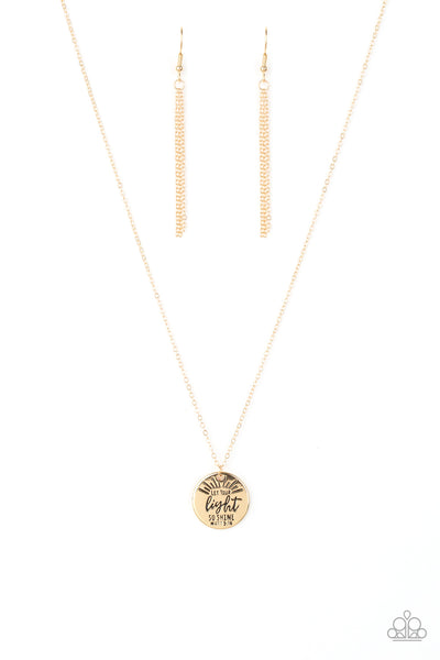 Let Your Light So Shine - Gold Necklace Inspiration