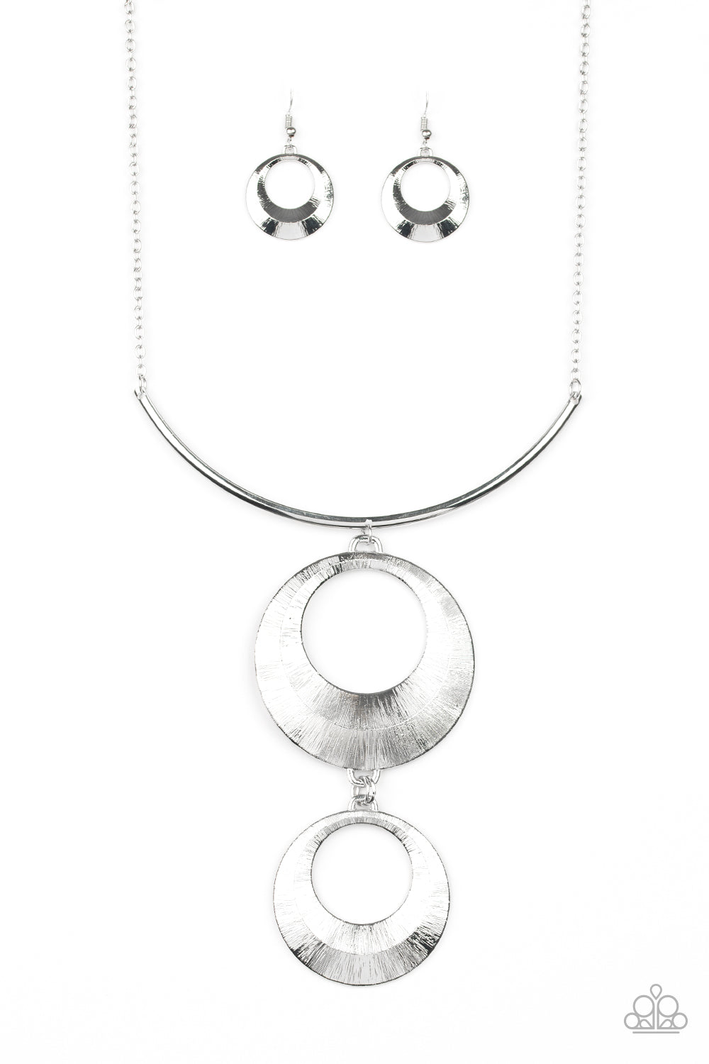 Egyptian Eclipse - Silver necklace