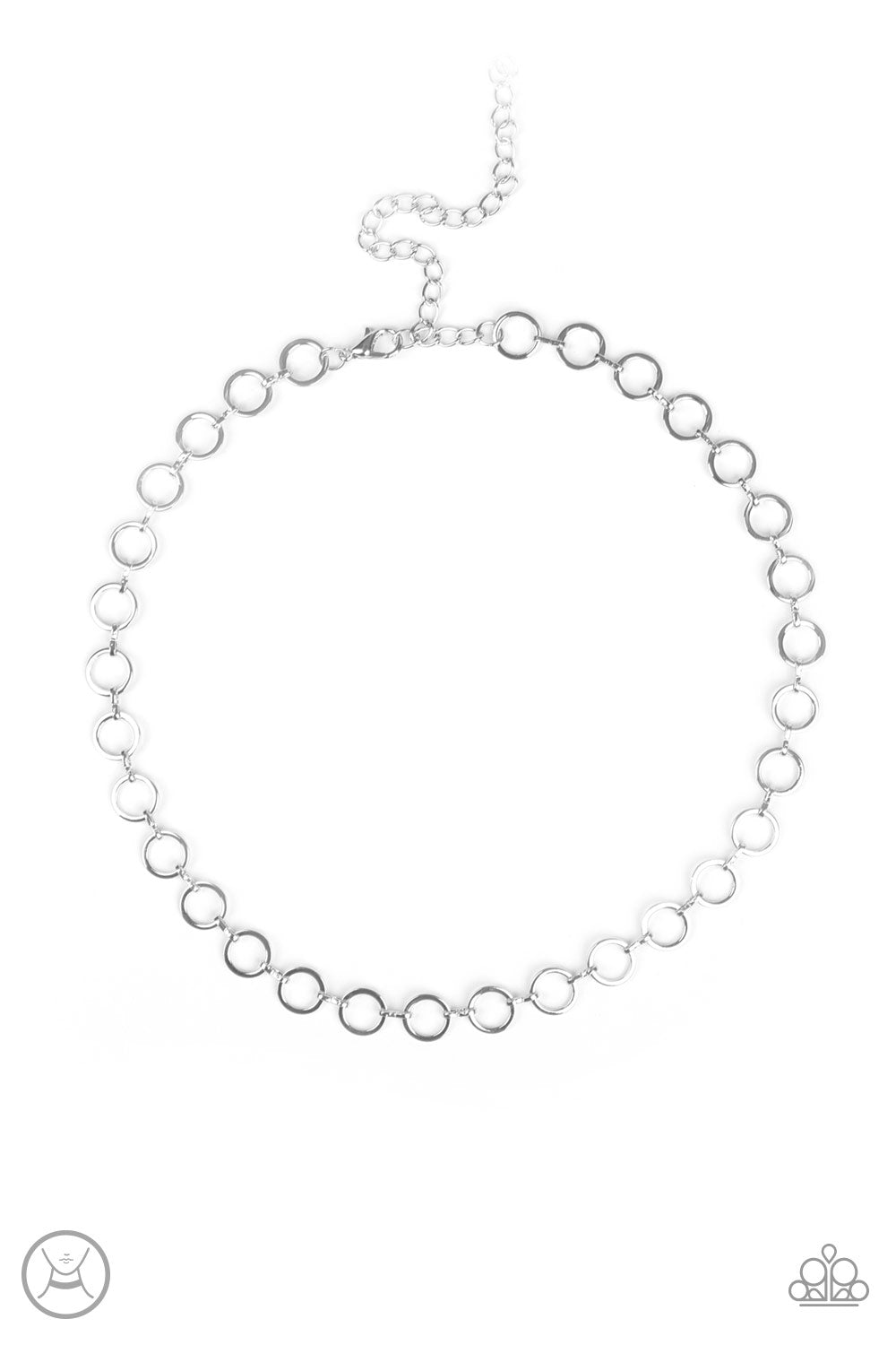 Roundabout Radiance - Silver necklace