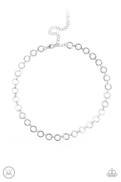 Roundabout Radiance - Silver necklace