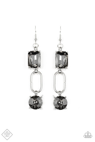 Shameless Sparkle Silver Earrings Fashion Fix