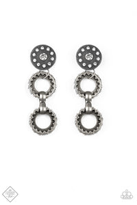 High Tech silver earrings fashion fix