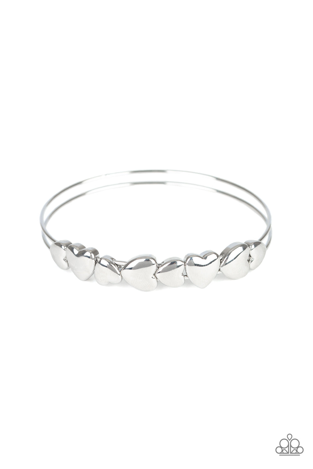 Totally Tenderhearted - Silver bracelet Heart