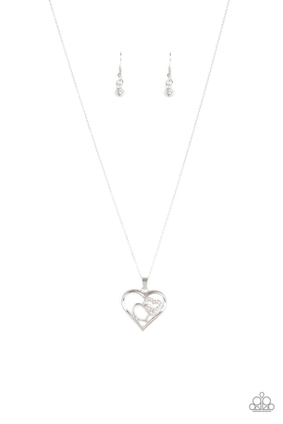 Cupid Charm - White necklace