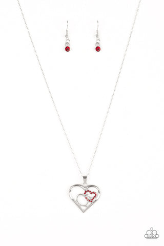 Cupid Charm - Red necklace