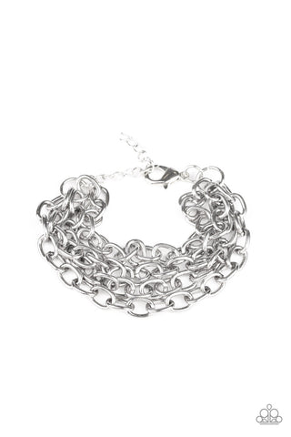 Fast Ball - Silver bracelet