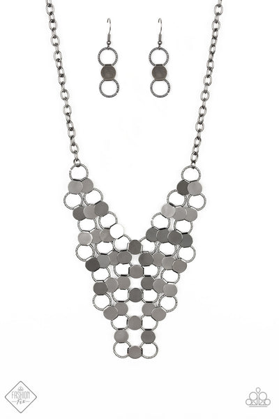 Net Result gunmetal necklace fashion fix