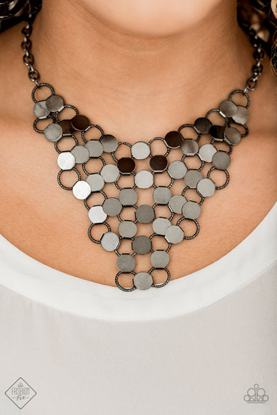 Net Result gunmetal necklace fashion fix