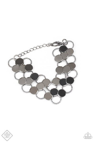 Cast a Wider Net gunmetal bracelet fashion fix