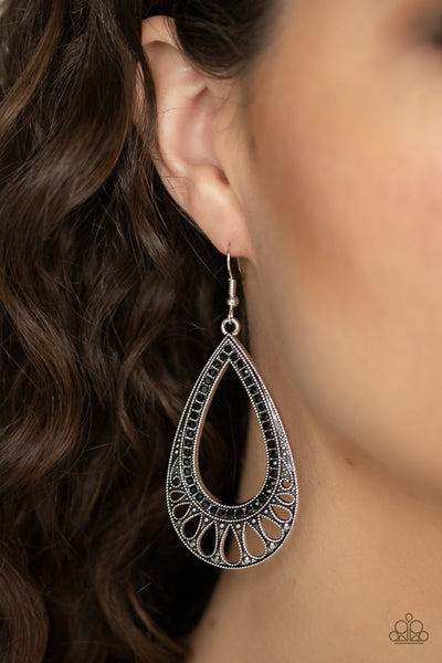 Royal Finesse - Black earrings