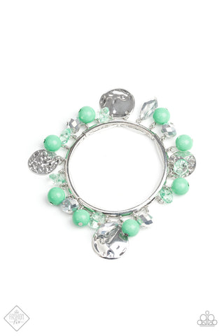 Charming Treasure - Green bracelet Fashion Fix 0420