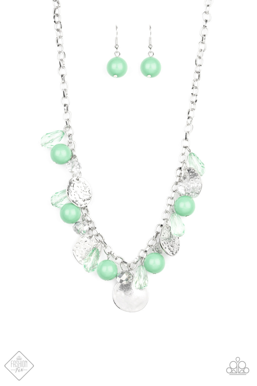 Prismatic Sheen Green Necklace Fashion fix 0420