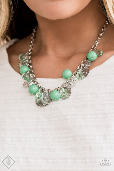 Prismatic Sheen Green Necklace Fashion fix 0420