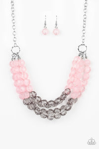 Summer Ice - Pink necklace