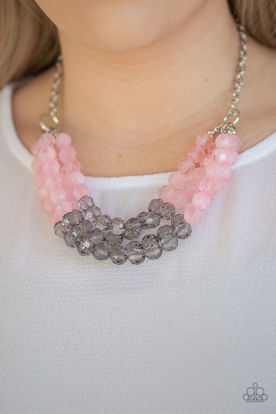 Summer Ice - Pink necklace