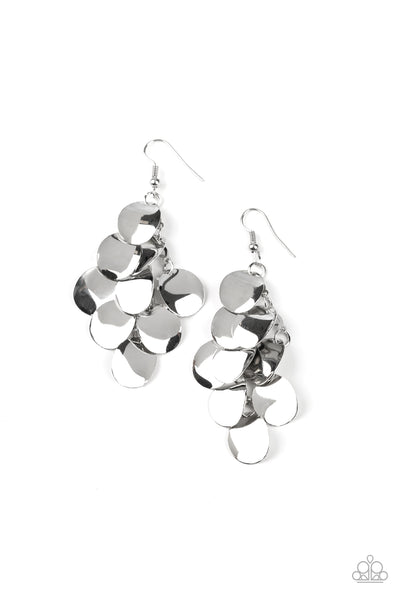 Resplendent Reflection - Silver earrings