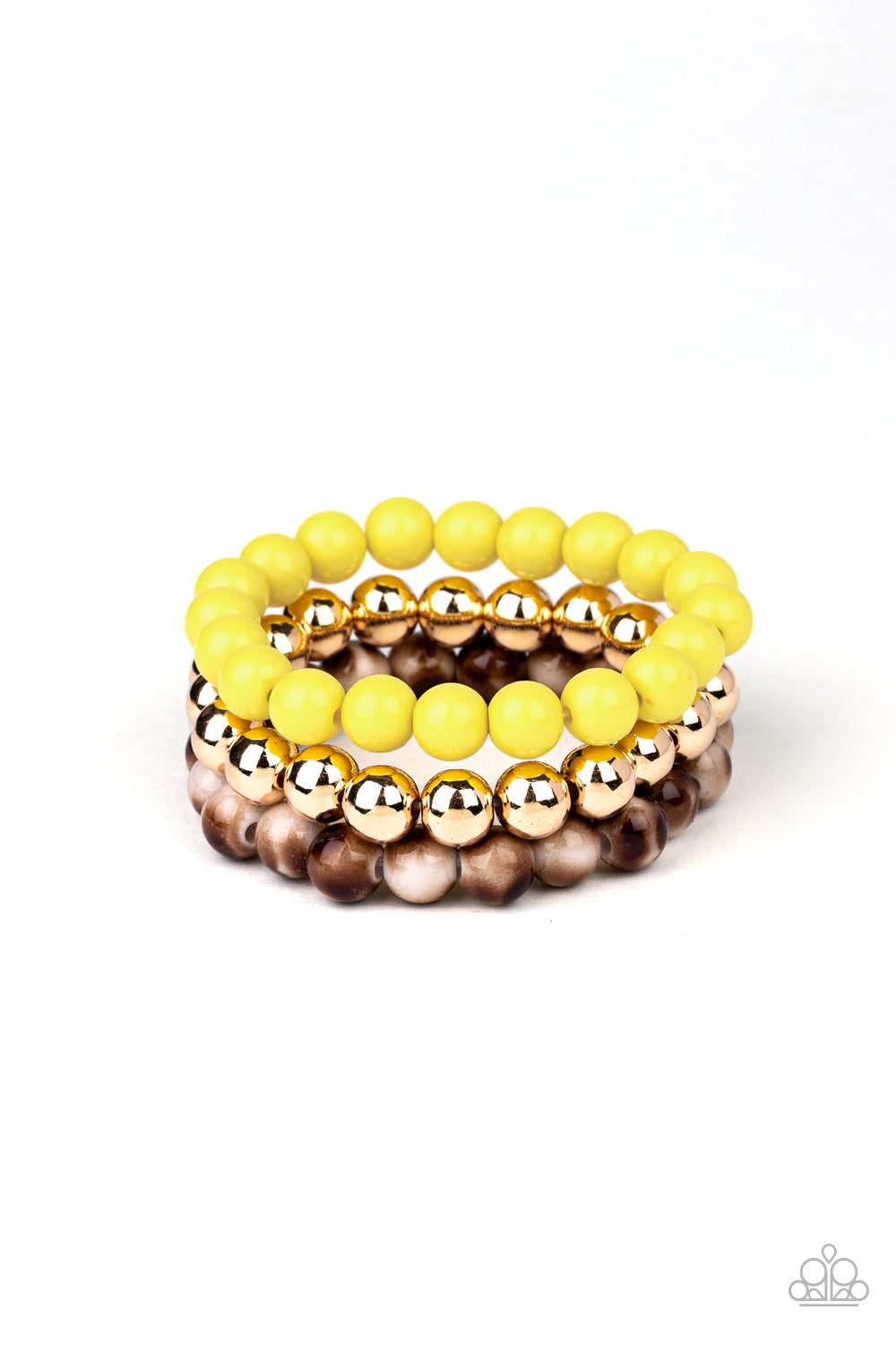 Courageously Couture - Yellow bracelet