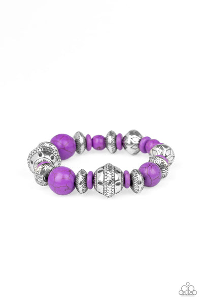 Majestic Masonry - Purple bracelet