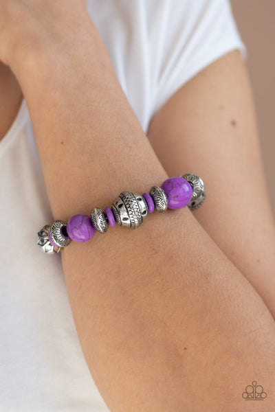 Majestic Masonry - Purple bracelet