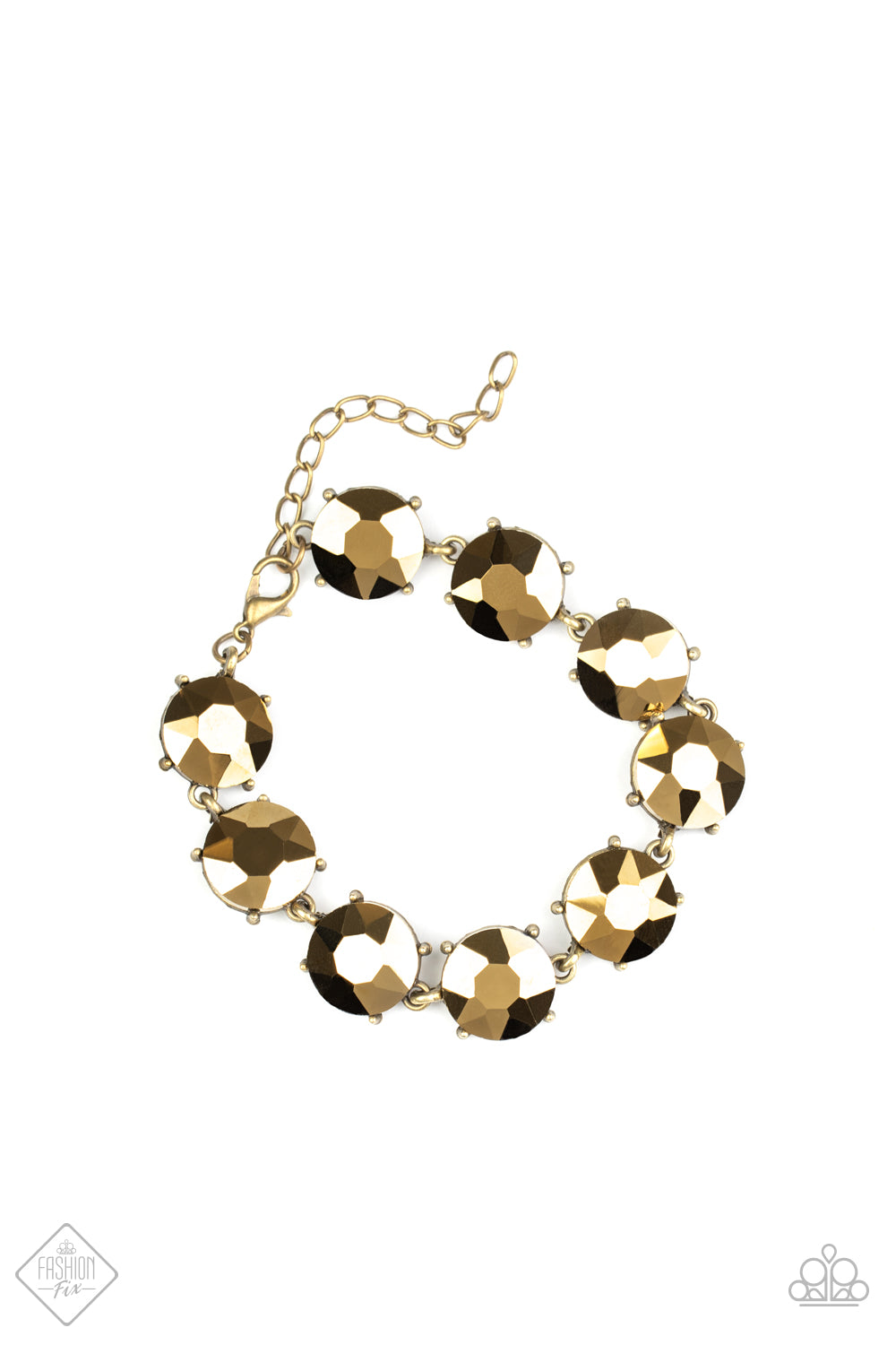 Fabulously Flashy - Brass bracelet Fashion Fix August 2020