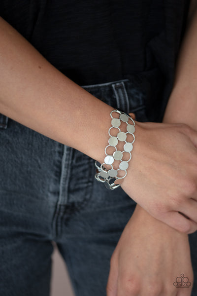 Cast a Wider Net - Silver bracelet