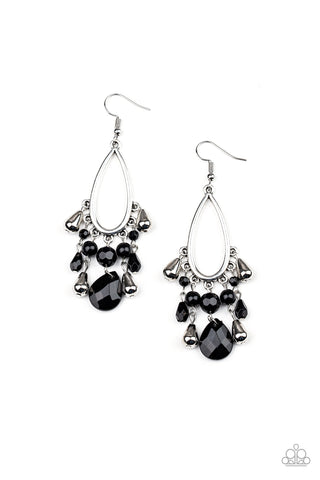 Summer Catch - Black earrings