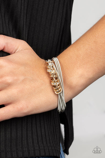 Magnetically Metro - Gold Bracelet